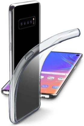 TECNOSHOP Custodia cover per Samsung Galaxy S10 Cellular Line Fine ultra sottile trasparente